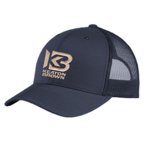 Keaton Brown Hat (Tan & Blue)